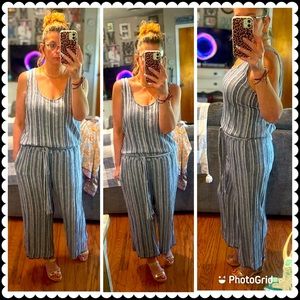 Women’s Cloth & Stone Linen romper size large